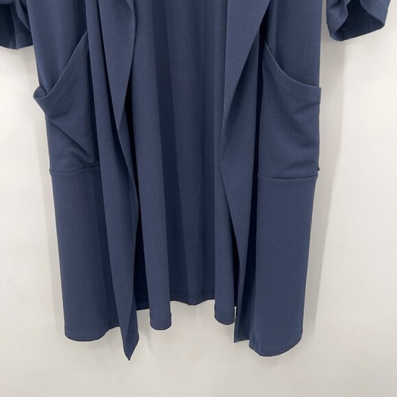 Tahari Navy Long Cardigan NWT - Picture 4 of 11